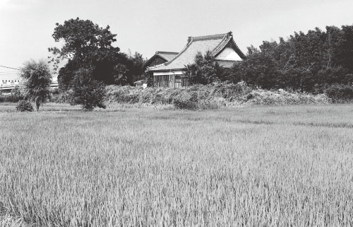 足利義尚公陣所跡（昭和時代撮影）