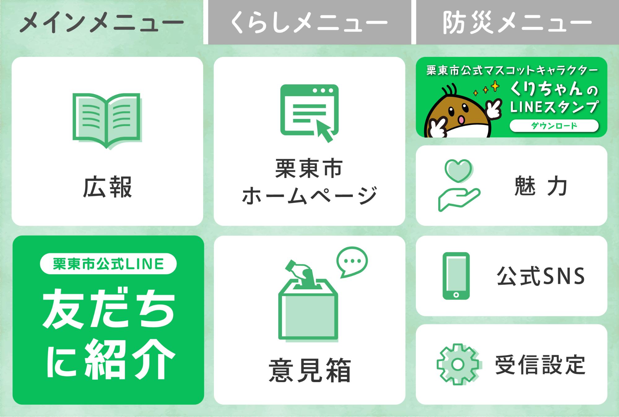 メインメニュー