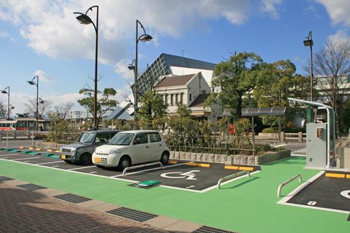 JR栗東駅東口駐車場の写真