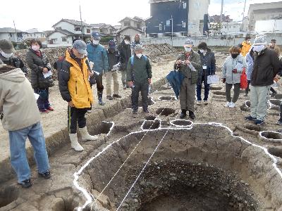 墨書土器が見つかった奈良時代の井戸