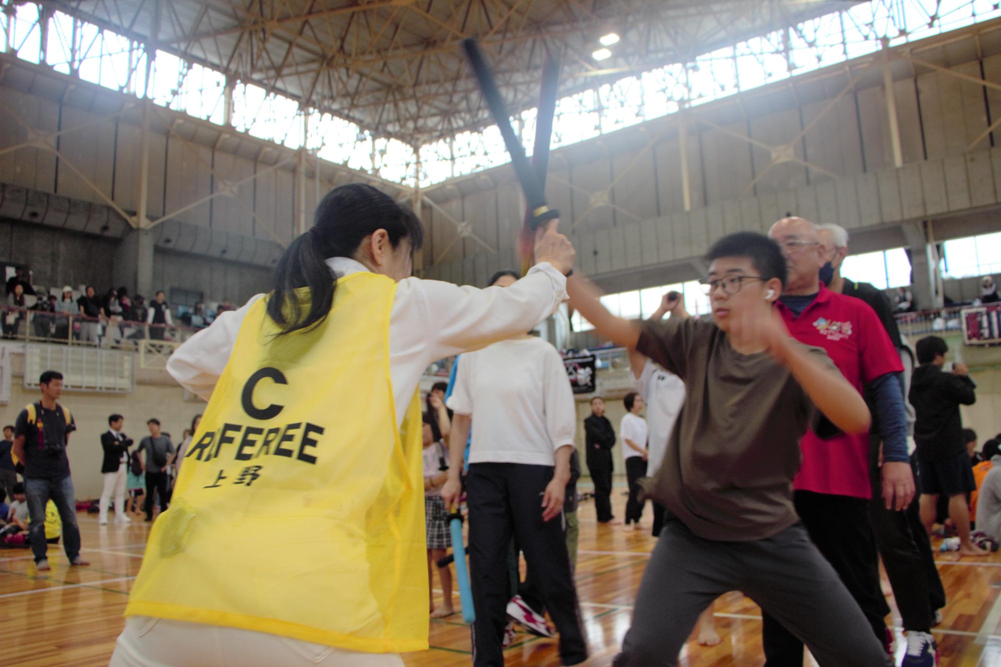 スポーツチャンバラ大会体験の部