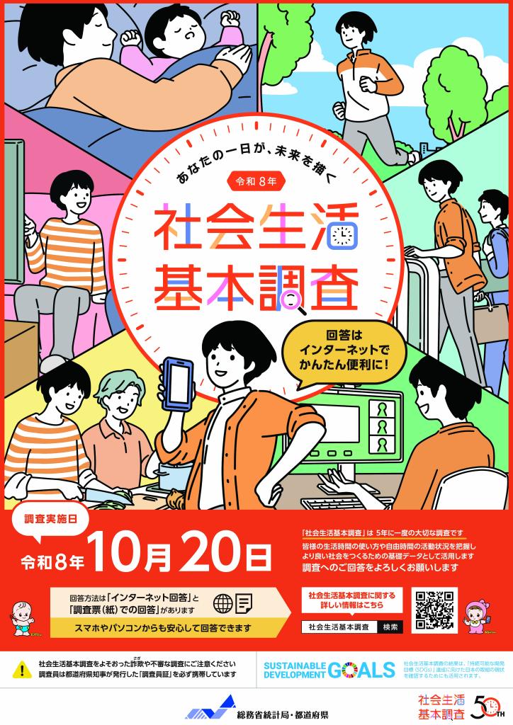 社会生活基本調査ポスター