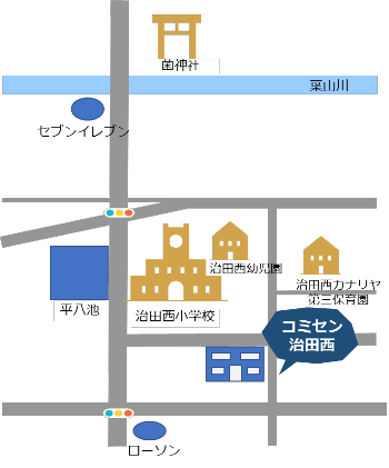 コミュニティセンター治田西 地図