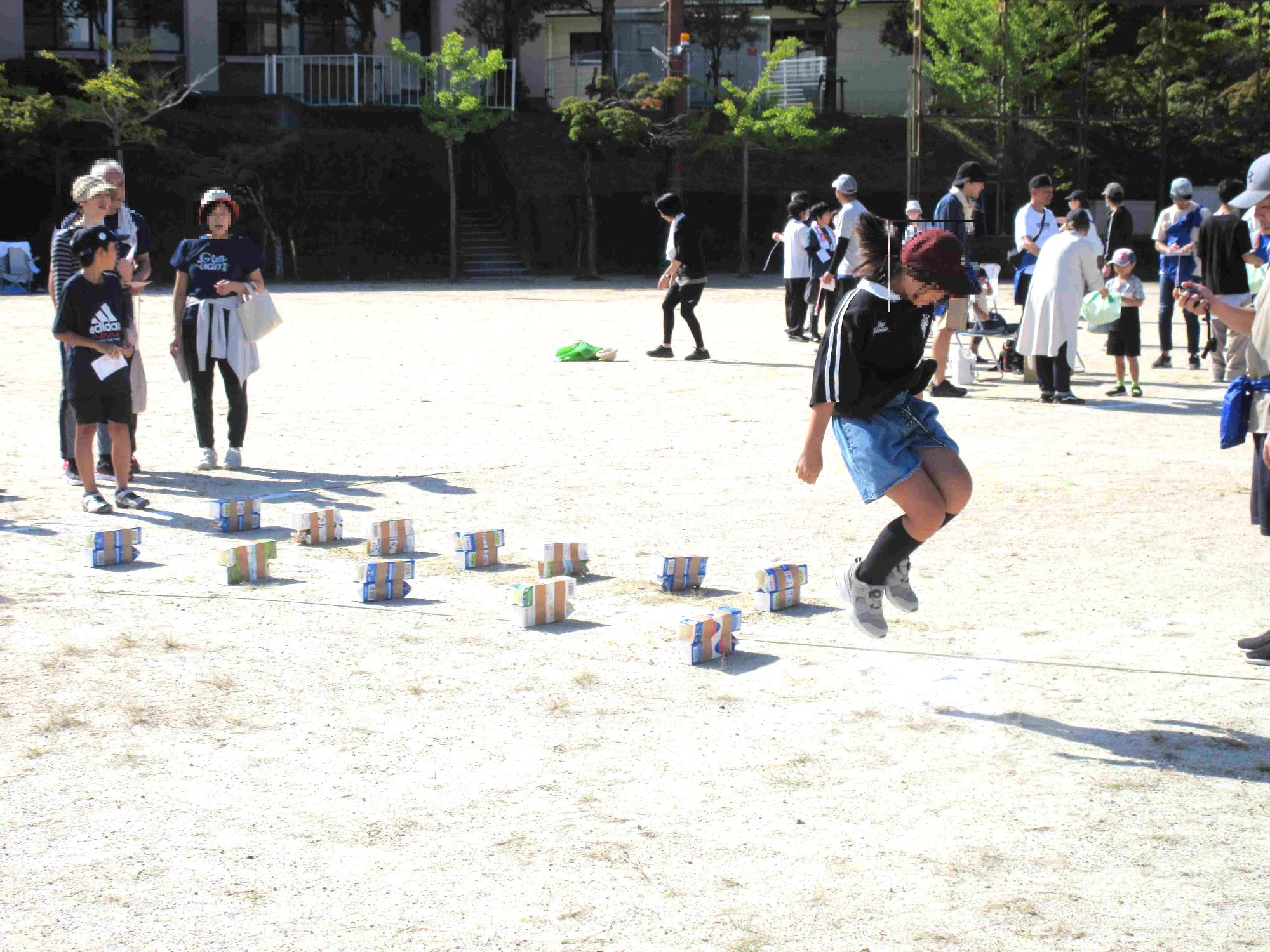 スポーツフェスタ両足ジャンプ