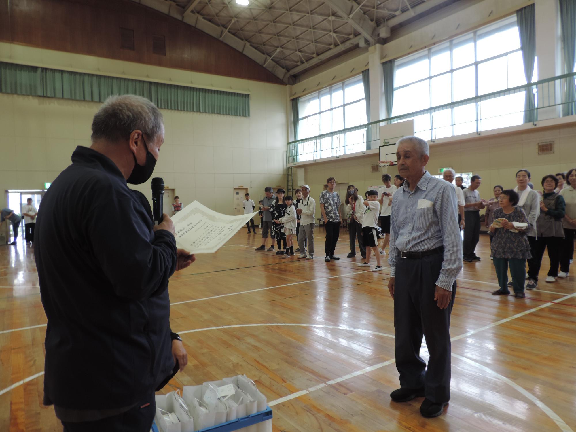 スローイングビンゴ大会100505