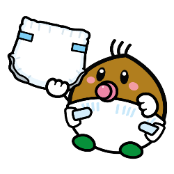 赤ちゃんおむつくりちゃんイラスト