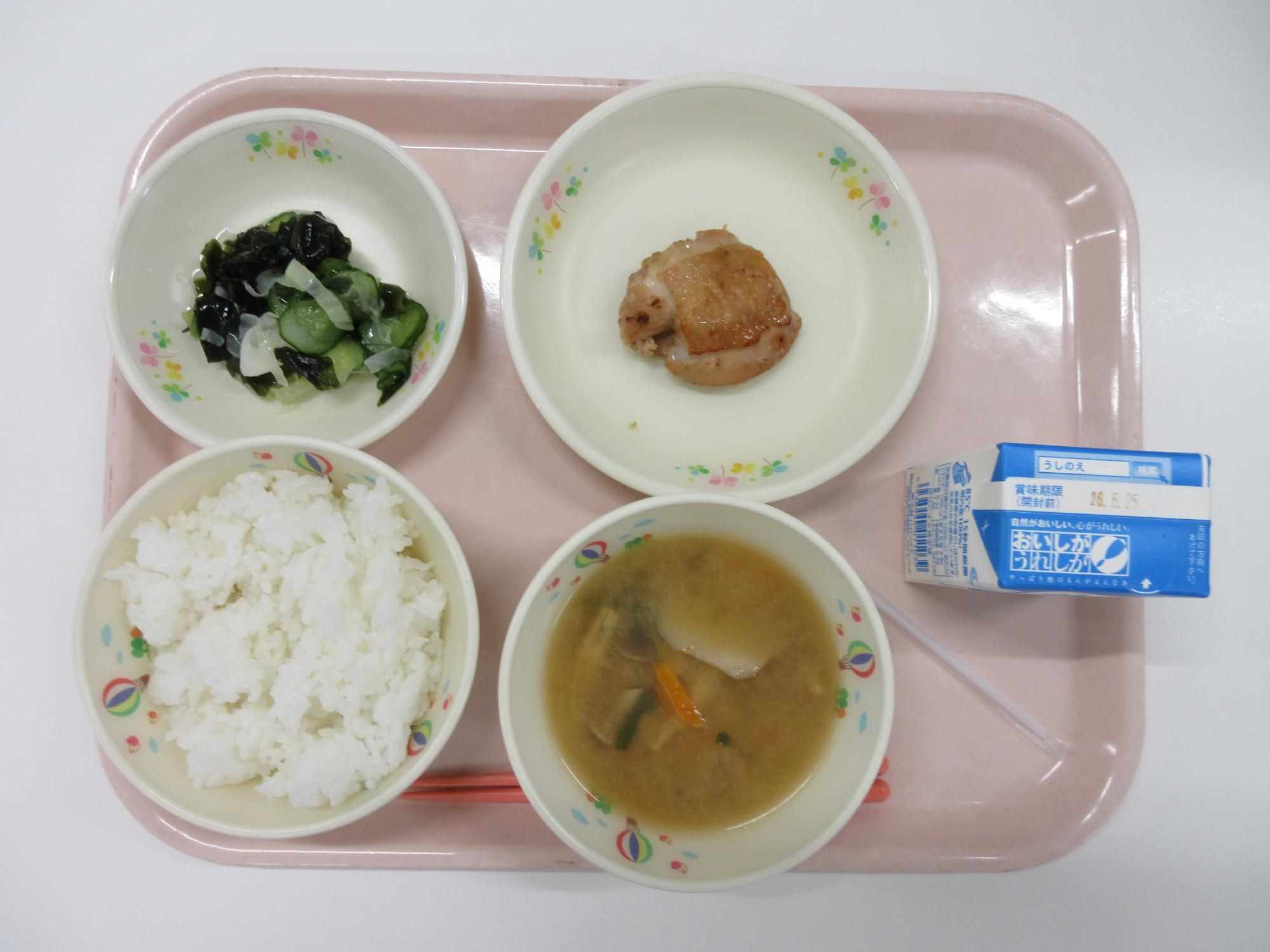 6月22日給食