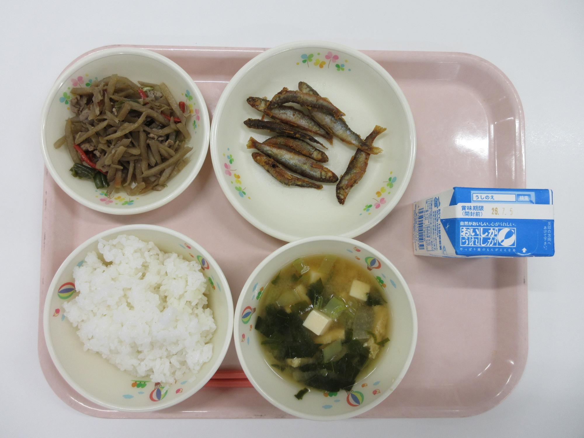 7月1日給食