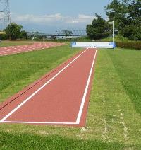 陸上競技場棒高跳び