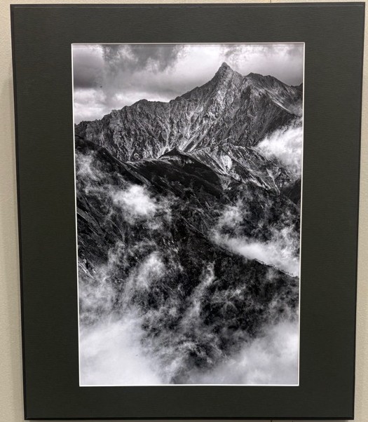 写真部門佳作の写真「憧憬の嶺」