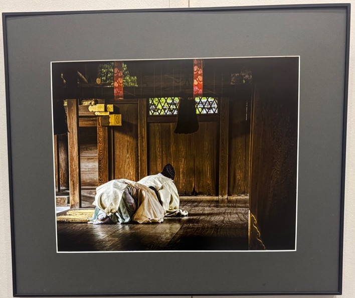 写真部門佳作の写真「祝詞」