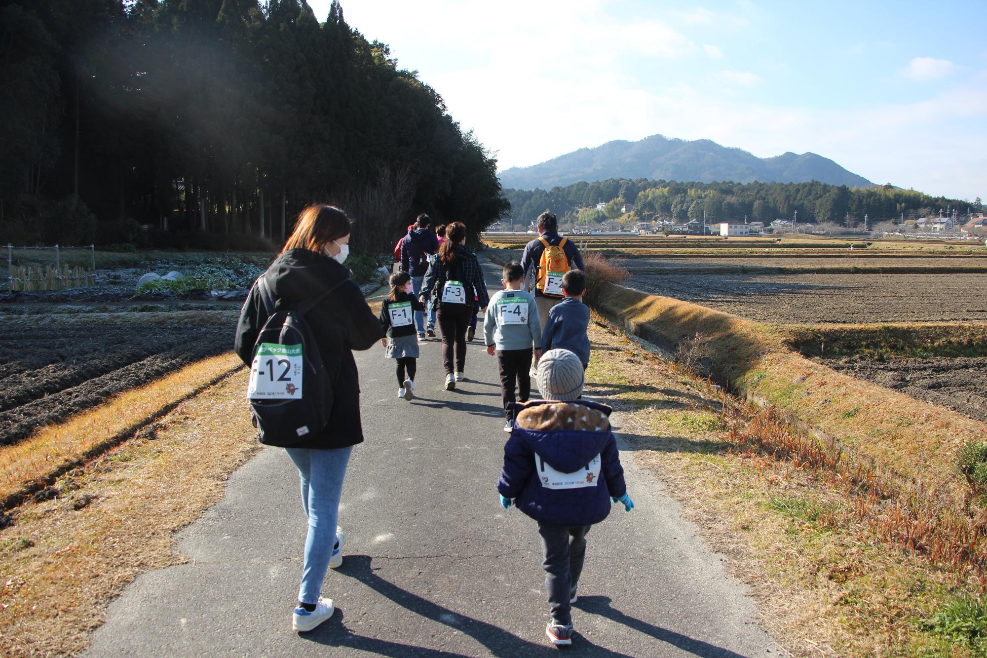 アベック登山序盤