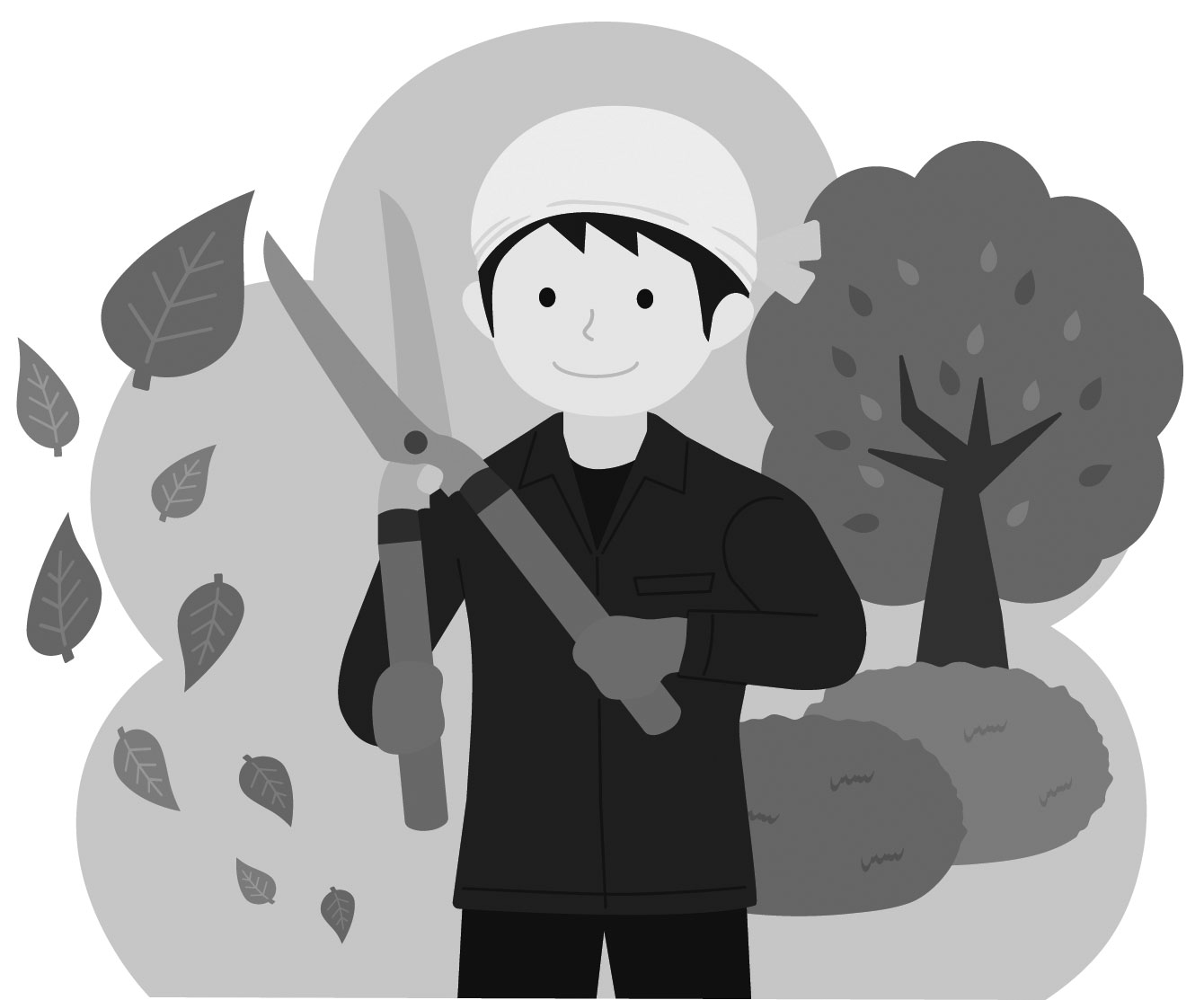 剪定 イラスト