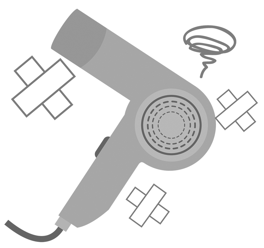 使用済みドライヤー