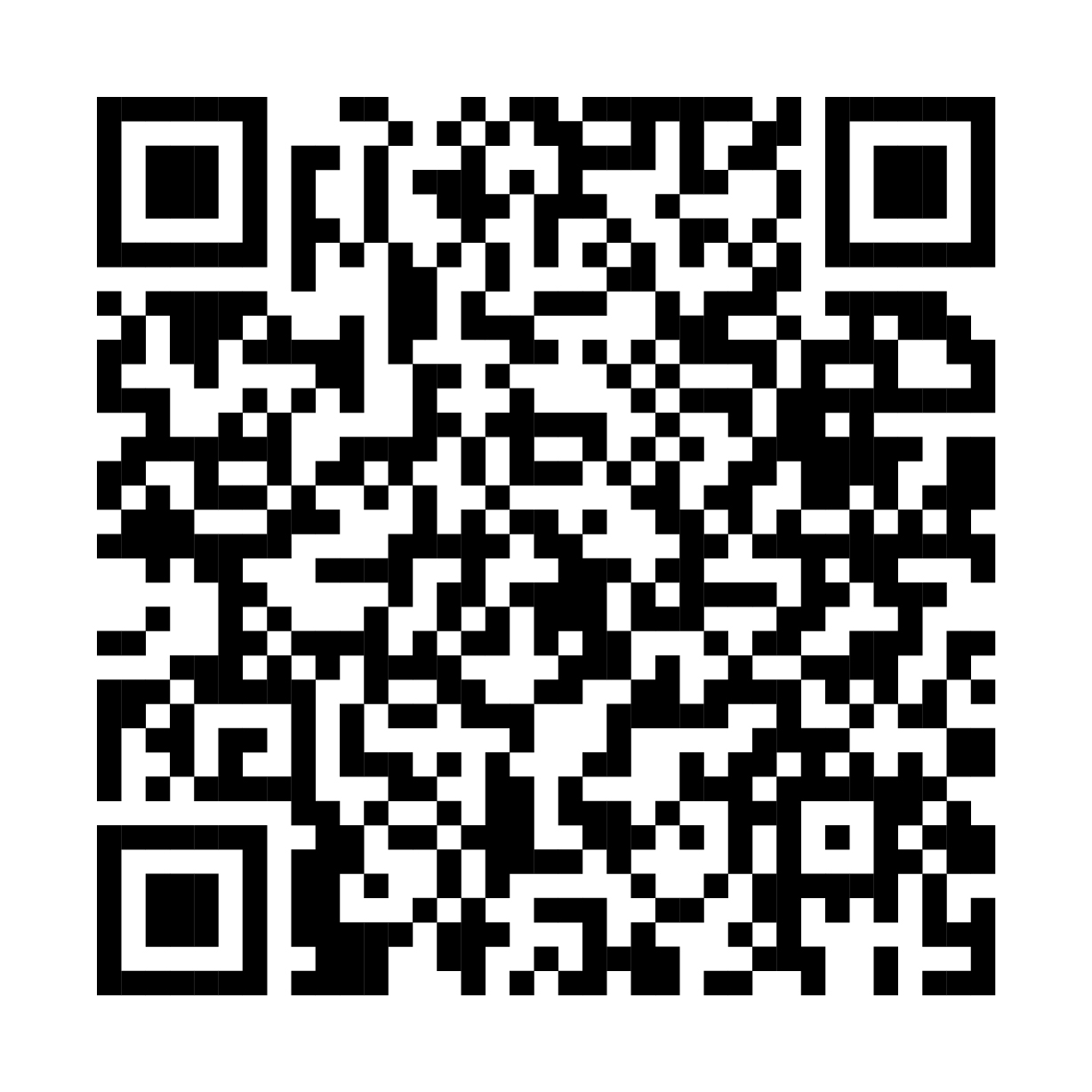 都市計画課ページのQRコード
